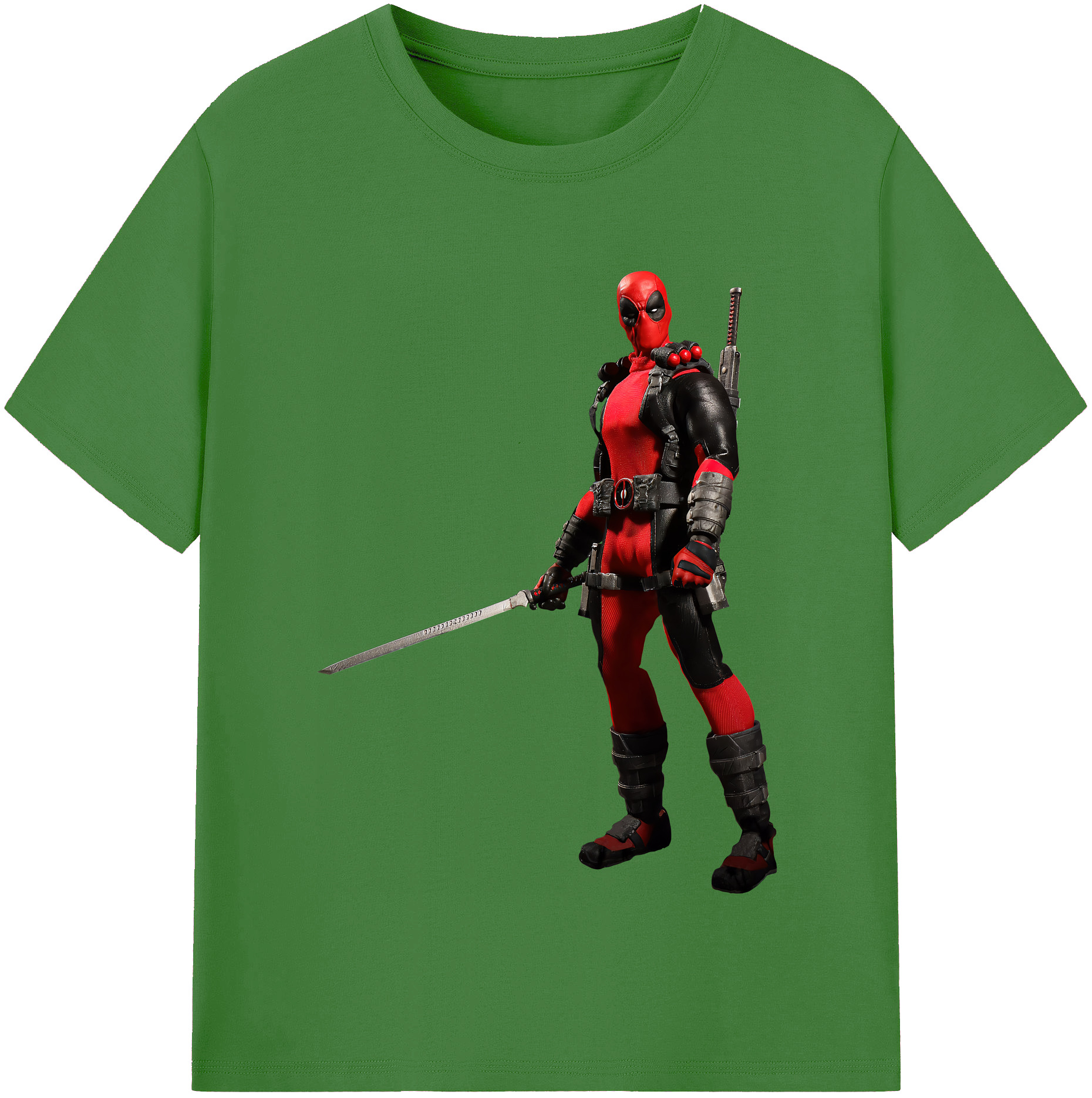 （画像用） Deadpool デッドプール レディースカジュアルプリントTシャツ（綿100％）